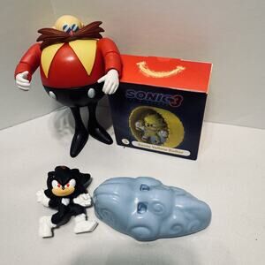 Sonic the Hedgehog Toy Lot Tails Yellow Roller Dr. Eggman Knuckle McDonalds